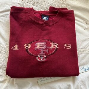 🩷Vintage 49ers Embroidered Crewneck Sweatshirt-